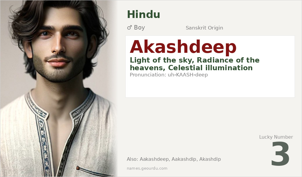 Akashdeep Name Meaning and Details