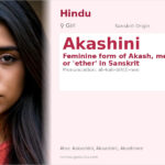 Akashini Name Meaning and Details