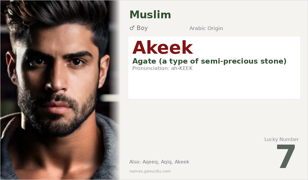 Akeek Name Meaning and Details