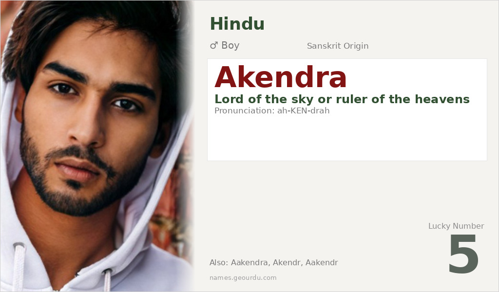 Akendra Name Meaning and Details