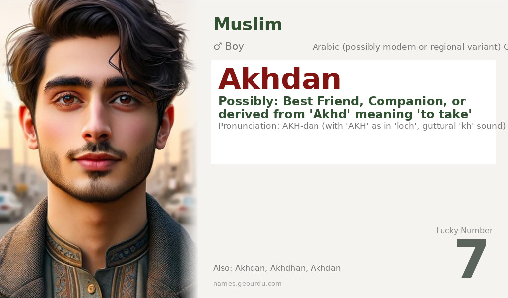 Akhdan Name Meaning and Details