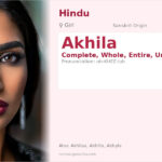 Akhila Name Meaning and Details