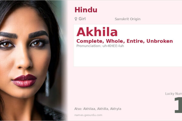 Akhila Name Meaning — Complete Origin & Hindu Girl Name Details (2025)