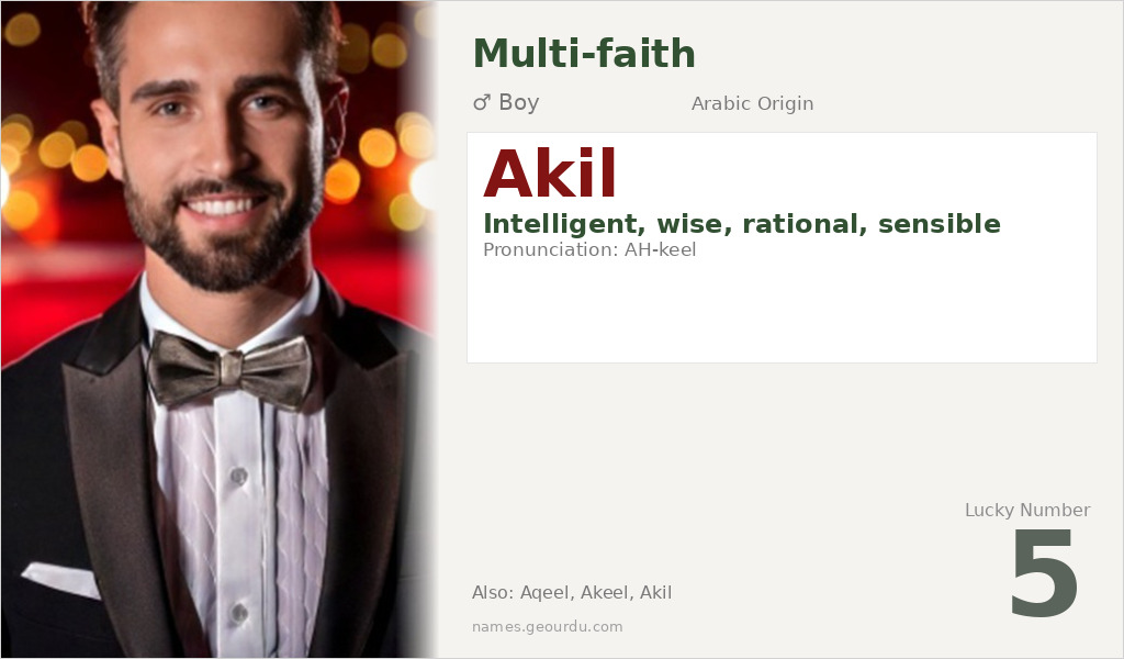 Akil Name Meaning and Details
