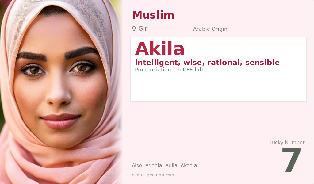 Akila Name Meaning and Details