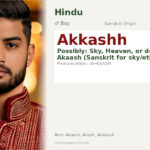 Akkashh Name Meaning and Details