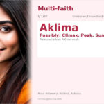 Aklima Name Meaning and Details