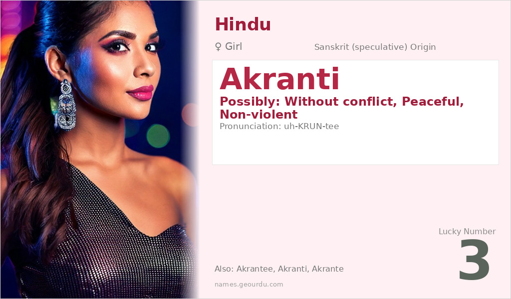 Akranti Name Meaning and Details