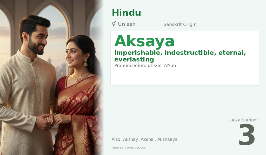 Aksaya Name Meaning and Details
