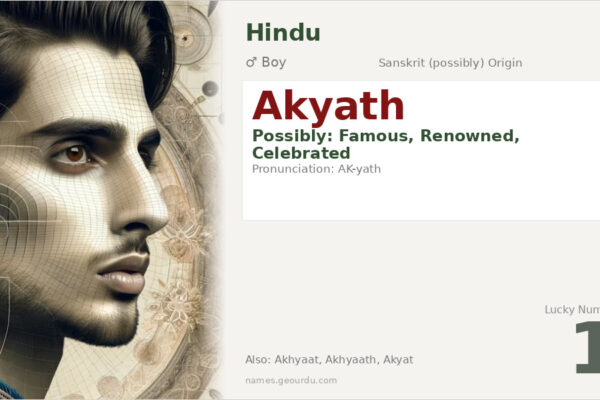 Akyath Name Meaning — Origin, Gender & Details (2025)