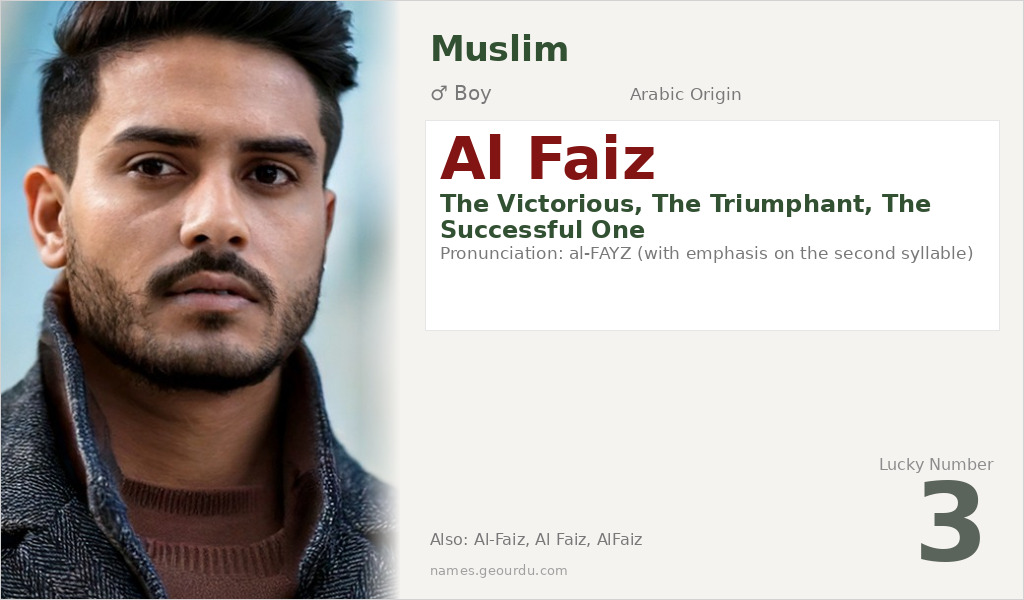 Al Faiz Name Meaning and Details