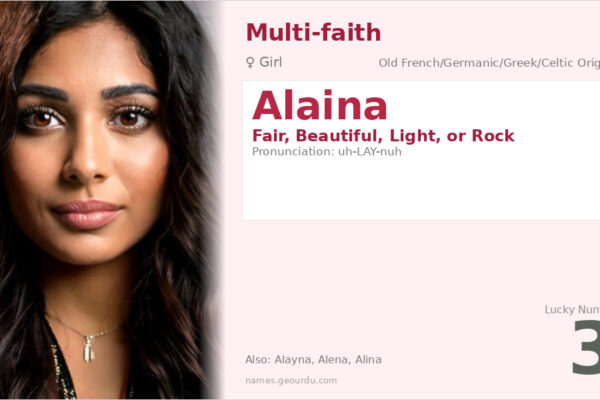 Alaina Name Meaning — Origin, Gender & Details (2025)