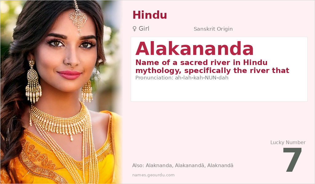 Alakananda Name Meaning and Details