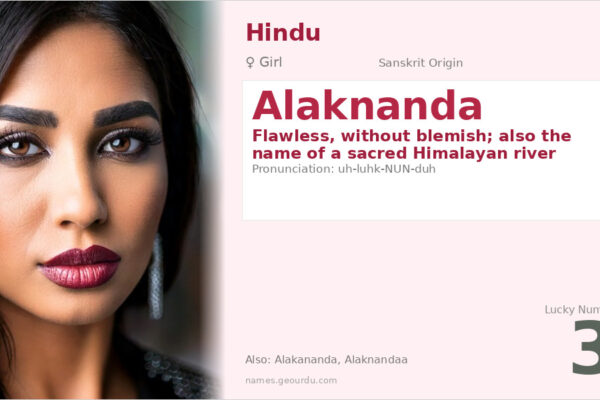 Alaknanda Name Meaning — Sanskrit Origin, Girl Name & Details (2025)