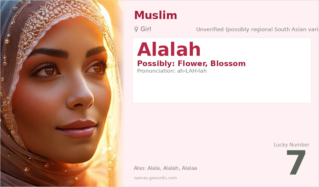 Alalah Name Meaning and Details