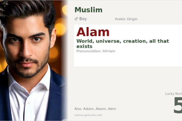 Alam Name Meaning — Arabic Origin, Boy & Details (2025)