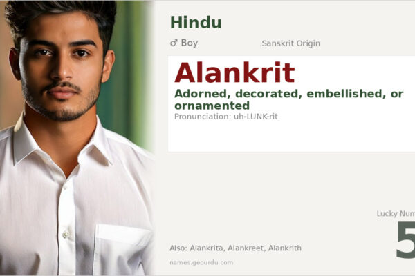 Alankrit Name Meaning — Sanskrit Origin, Boy Name & Details (2025)