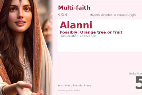 Alanni Name Meaning — Origin, Gender & Details (2025)