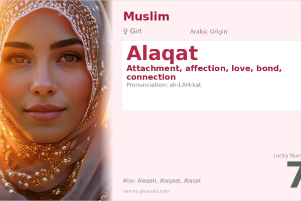 Alaqat Name Meaning — Arabic Origin, Girl Name & Details (2025)