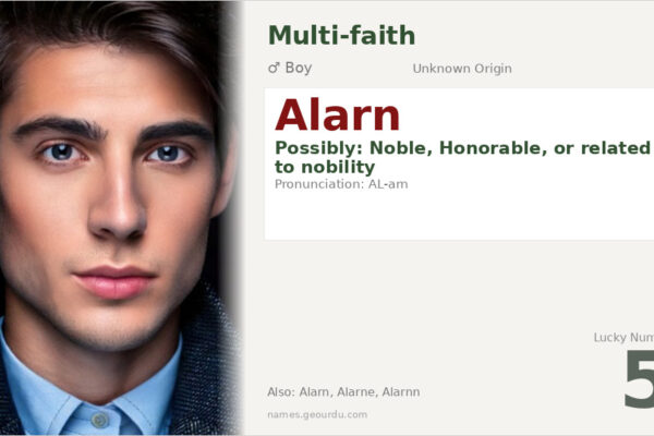 Alarn Name Meaning — Origin, Gender & Details (2025)