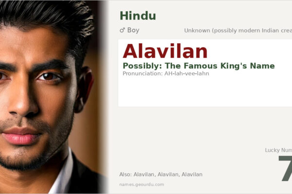 Alavilan Name Meaning — Origin, Gender & Details (2025)