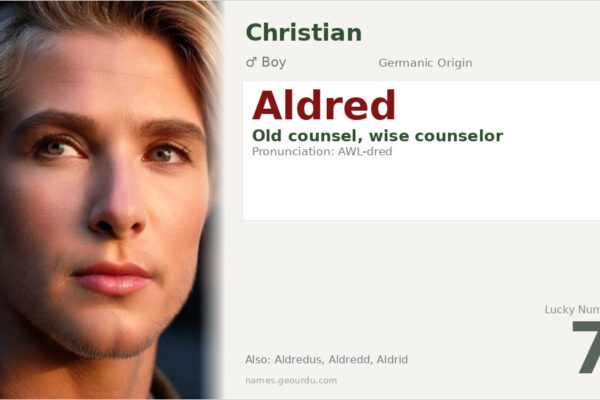 Aldred Name Meaning — Old English Origin, Boy Name & History (2025)