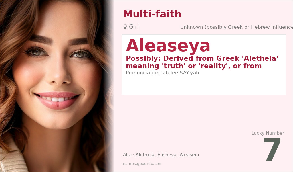 Aleaseya Name Meaning and Details