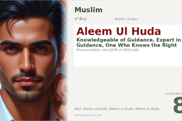 Aleem Ul Huda Meaning — Arabic Origin, Boy Name & Details (2025)