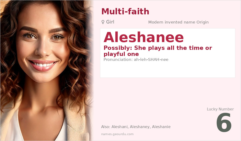 Aleshanee Name Meaning and Details