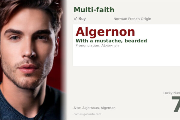 Algernon Name Meaning — Norman French Origin, Boy’s Name & History