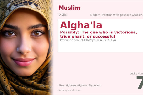 Algha’ia Name Meaning — Origin, Gender & Details (2025)