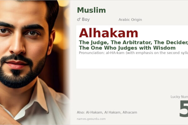Alhakam Name Meaning — Arabic Origin, Boy & Islamic Details (2025)