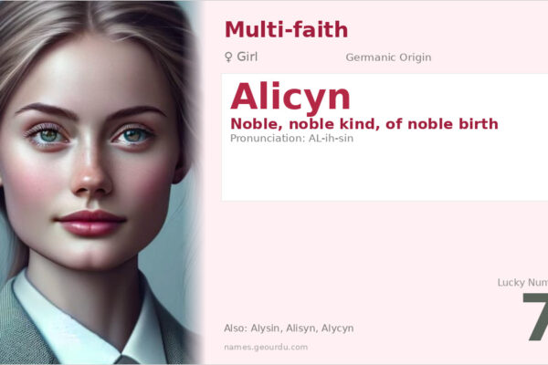 Alicyn Name Meaning — Noble Origins, Girl’s Name & Details (2025)