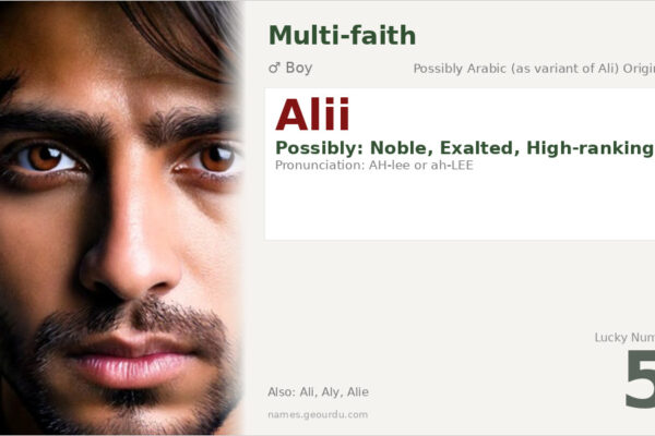 Alii Name Meaning — Origin, Gender & Details (2025)