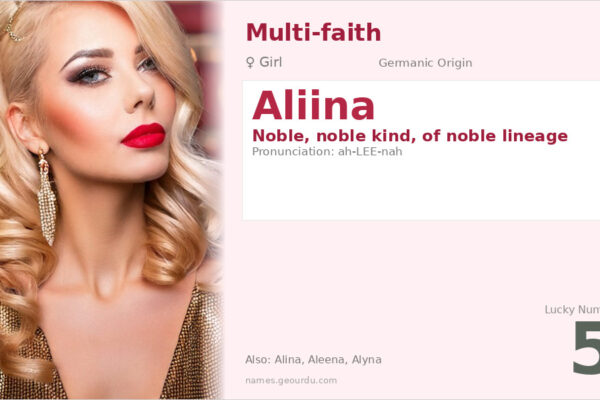 Aliina Name Meaning — Noble Origin, Girl’s Name & Details (2025)