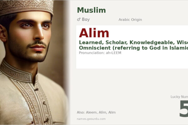 Alim Name Meaning — Arabic Origin, Boy Name & Islamic Significance (2025)
