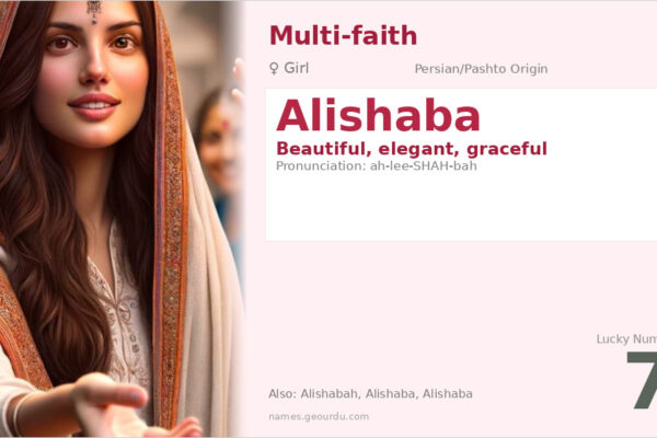 Alishaba Name Meaning — Persian/Pashto Origin, Girl Name & Details (2025)