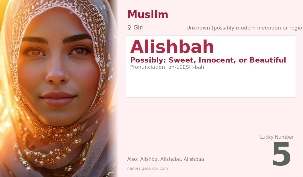 Alishbah Name Meaning and Details