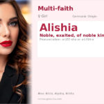 Alishia Name Meaning and Details