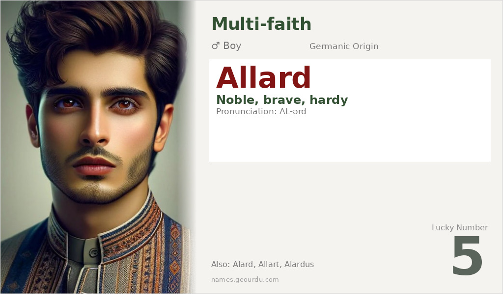 Allard Name Meaning and Details