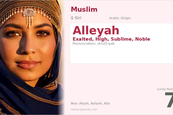 Alleyah Name Meaning — Arabic Origin, Girl Name & Details (2025)