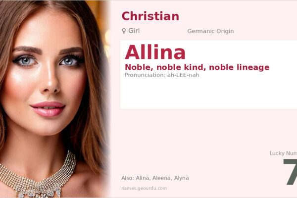 Allina Name Meaning — Noble Origin, Girl Name & Details (2025)