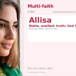 Allisa Name Meaning and Details