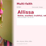 Allissa Name Meaning and Details