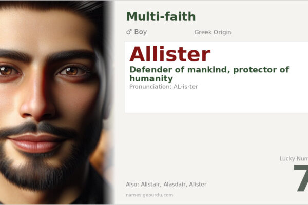 Allister Name Meaning — Greek Origin, Boy Name & History (2025)