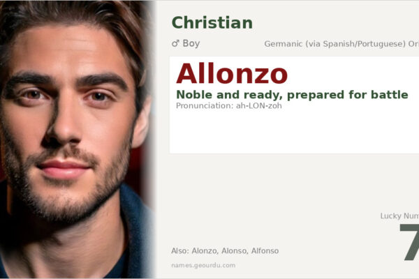 Allonzo Name Meaning — Noble & Ready, Origin & Details (2025)