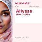 Allysse Name Meaning and Details