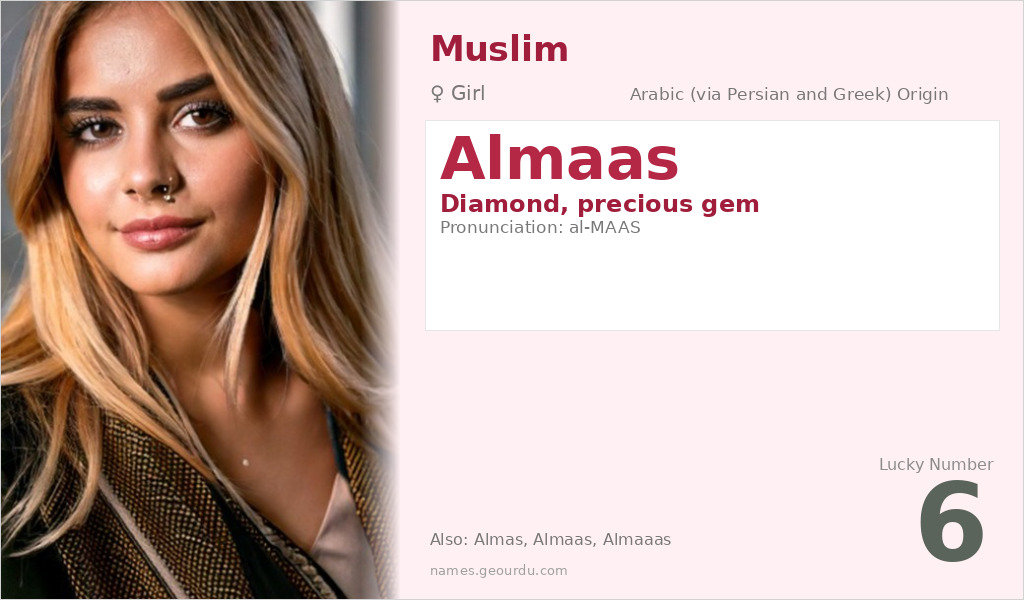 Almaas Name Meaning and Details