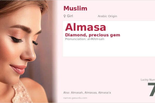 Almasa Name Meaning — Diamond Origin, Girl Muslim Name & Details (2025)