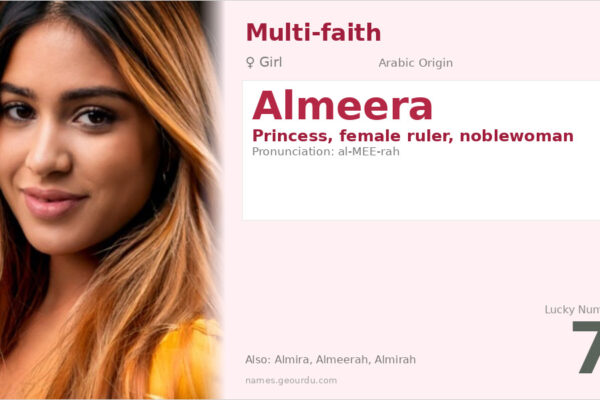 Almeera Name Meaning — Princess, Origin & Details (2025)